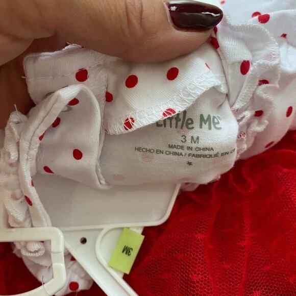 MERRY Christmas 3-Piece Girl's My First Christmas Top Pants Headband - Picture 8 of 9
